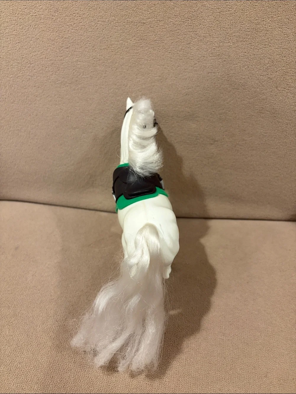 Vintage Champions toy horse white stallion produced  1980’s good used condition